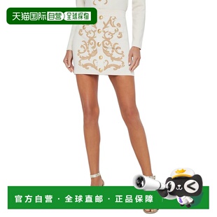 自营L'AGENCE Minoru Jacquard Skirt - white 美国奥莱直发