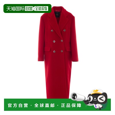 1h可退 香港直邮PINKO 女士外套 107487A3FGR66 AW2026 红色 长袖