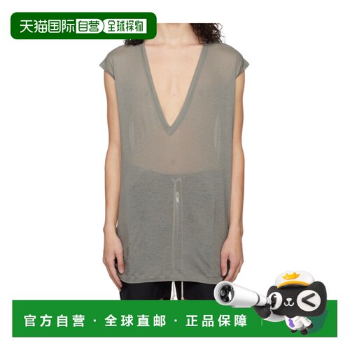 香港直邮RICK OWENS 男士T恤 RU01F2157UC35EUCA SS支付后1h可退