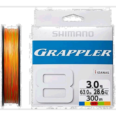 【日本直邮】禧玛诺PE鱼线Grappler8 PE 300m LD-A71U5色(5色×10