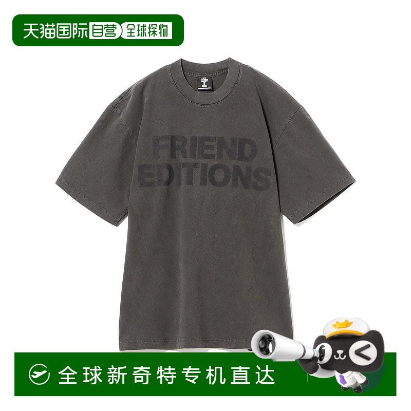 1h可退 日本直邮FRIEND EDITIONS 男士棉质短袖T恤 简约logo设计