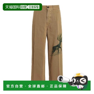 直筒裤 欧洲直邮INCOTEX FTP013FX006510CAM阔腿裤 休闲裤 男士