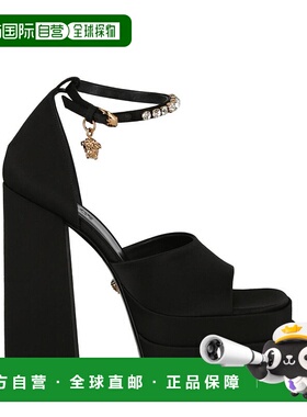 1h可退 【美国直邮】Versace|Medusa Aevitas 厚底凉鞋