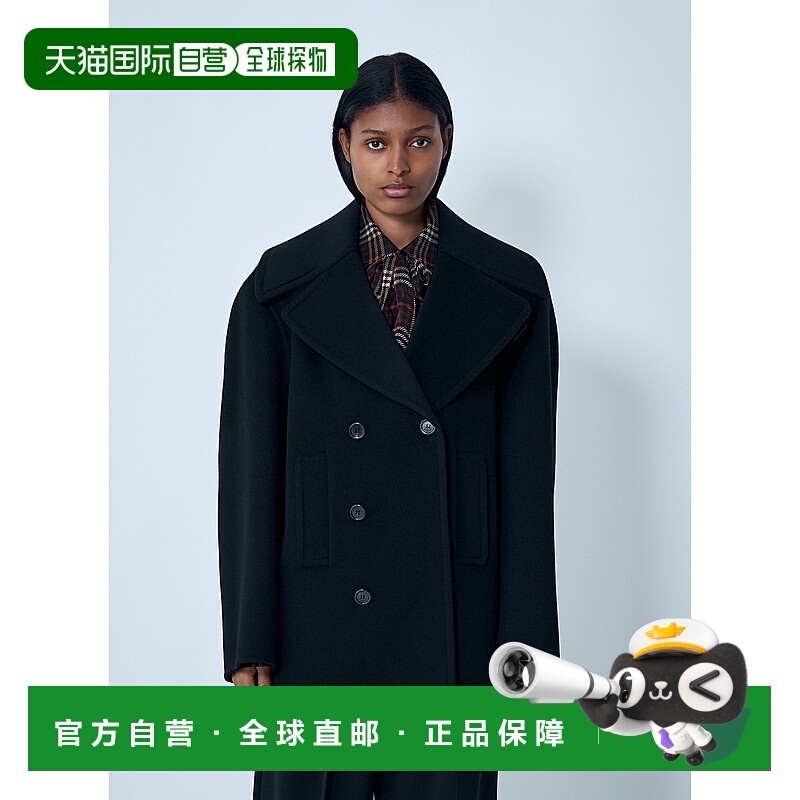 1h可退 香港直邮潮奢 Saint Laurent 圣罗兰 女士 精裁羊毛大衣 8