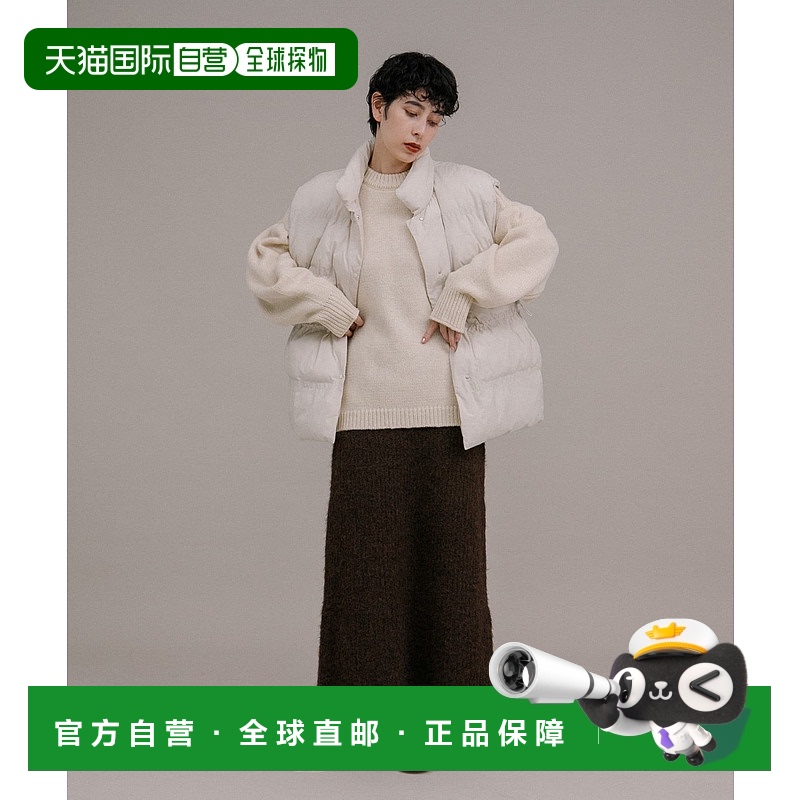1h可退 日本直邮LAATO女士柔软针织长裙 秋冬百搭保暖 简约时尚不