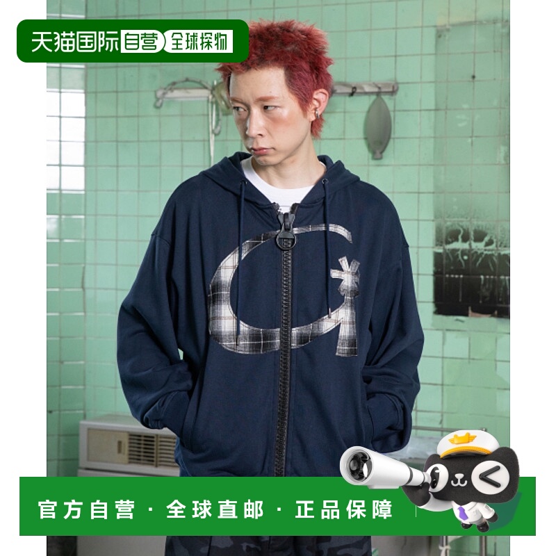 韩国直邮GLACK 男士运动茄克/外套GHD021NV潮流穿搭 高级感正品