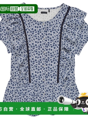 欧洲直邮IKKS  THILDAT 女童服装上衣 XS12052-48-C新款