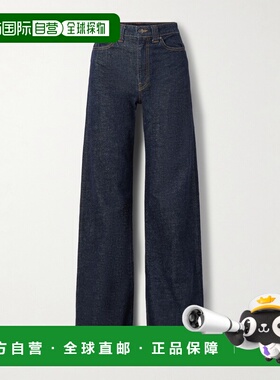 1h可退 潮奢 KHAITE 女士 蓝色 Dane Stretch 牛仔裤 117直筒裤