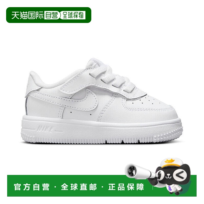 自营Nike Force 1 Low EasyOn婴儿/幼儿鞋-白色 美国奥莱直发