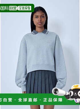 1h可退 香港直邮Miu Miu 缪缪 女士 标志图案抓绒运动衫 MJLA1518