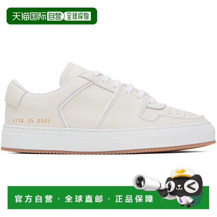 1h可退 香港直邮潮奢 Common Projects 女士 白色 Decades 运动鞋