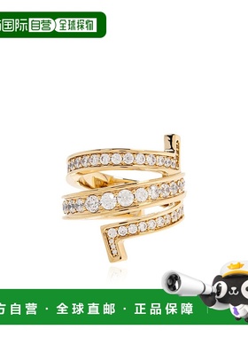 香港直邮SALVATORE FERRAGAMO 女士戒指 760910ANLEAFSTRA0OROCRY