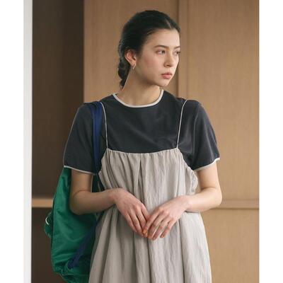 日本直邮BEAUTY&YOUTH UNITED ARROWS 透肤毛圈撞色T恤