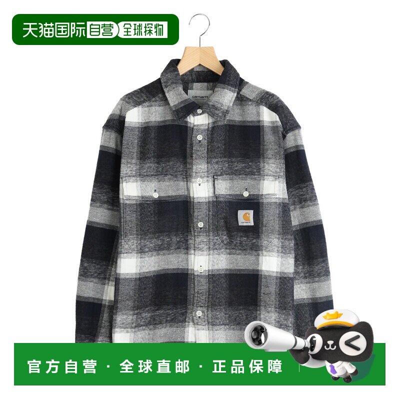 日本直邮Carhartt WIP 男装 Esterson格纹长袖衬【付后1h可退】