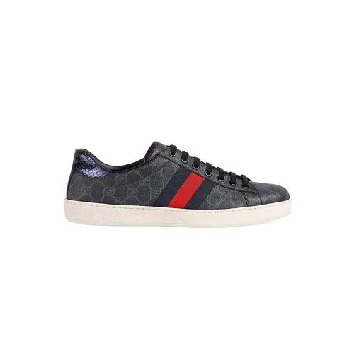 Gucci 黑色Ace GG Supreme休闲运动鞋 42944596G50