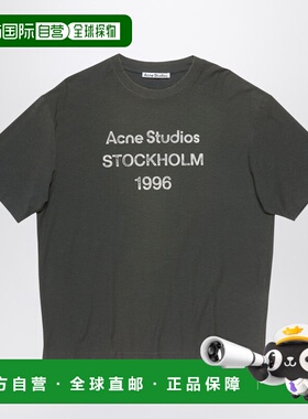 1h可退 香港直邮潮奢 Acne Studios 艾克妮 女士 徽标宽松款褪色T