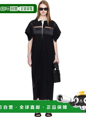 1h可退 香港直邮Sacai 女士 黑色连衣裙 2608351 black黑色 舒适