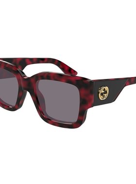 Gucci 古驰 女士 矩形太阳镜 GG1663S colorful花色 舒适时尚