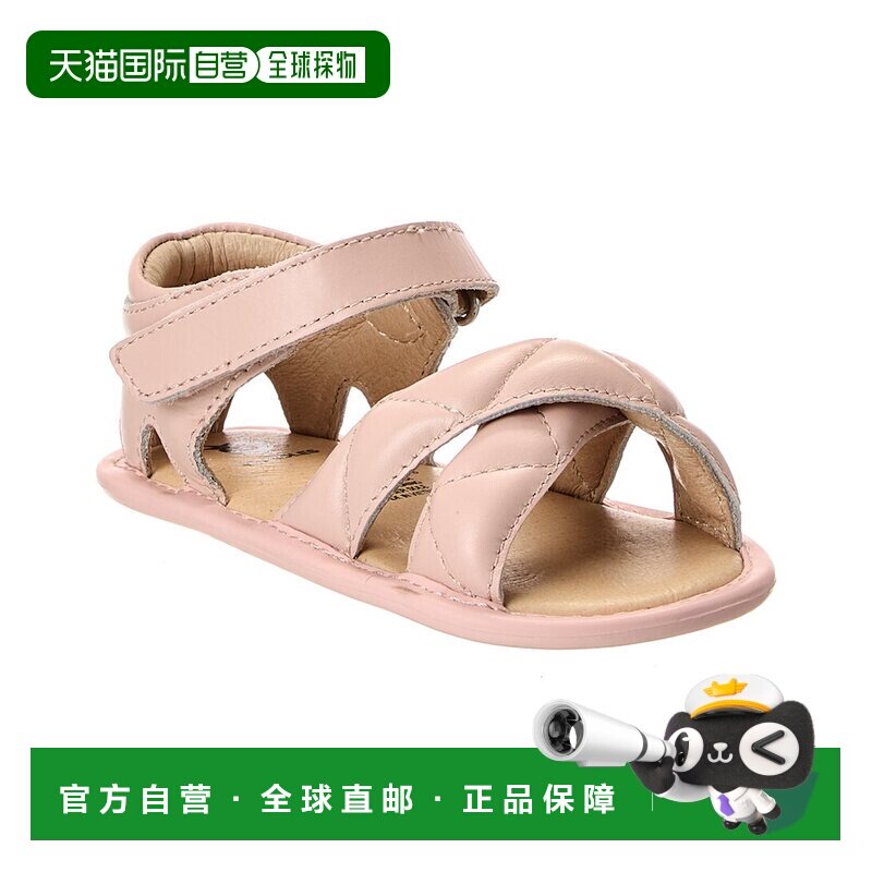 自营old soles旧鞋底泡芙布皮革凉鞋-粉红色 美国奥莱直发