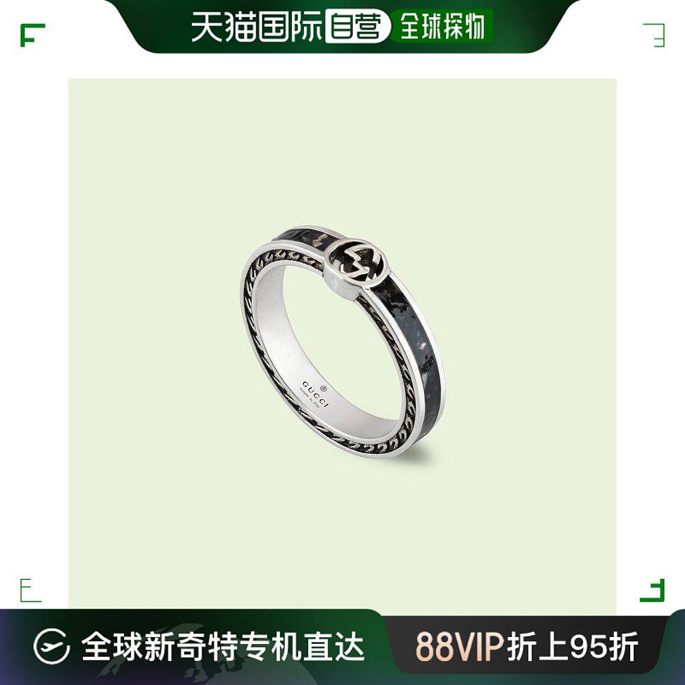 【99新未使用】香港直邮gucci古驰  互扣式双g女士男士戒指