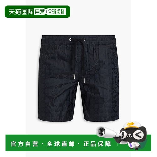 1小时内可退 香港直邮潮奢 Sandro 男士 中长泳裤 SHPMB00042 bla