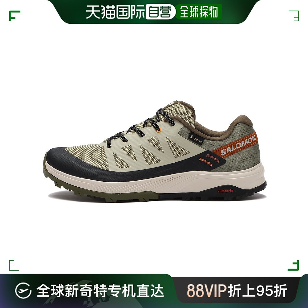 日潮跑腿salomon萨洛蒙 Outrise Gore-Tex 运动鞋慢跑鞋 MsGry/Ol 运动鞋new 跑步鞋 原图主图