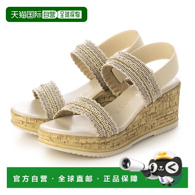 【日本直邮】ITALIAN SHOEMAKERS 女士坡跟罗马鞋凉鞋