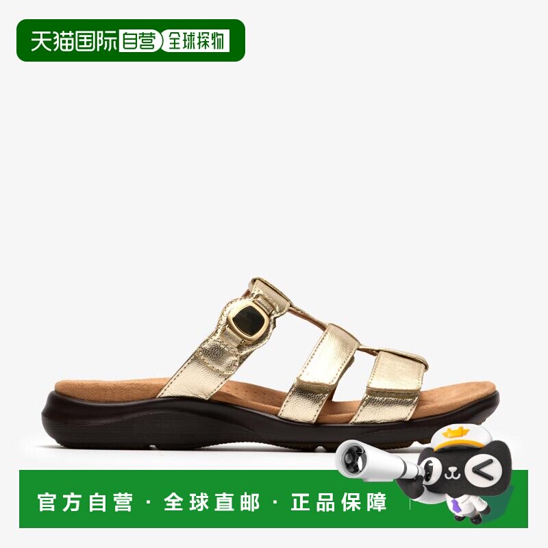 加拿大直邮Clarks Kitly Pearl 女士厚底凉鞋与人字拖图片