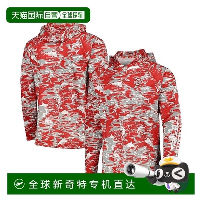 1小时内可退 【美国直邮】哥伦比亚|男款猩红色俄亥俄州立大学七