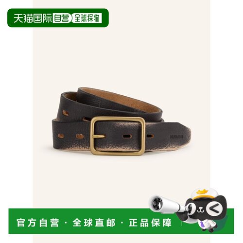 香港直邮DSQUARED2 男士腰带 100317256513000 CO 黑色 Leather b