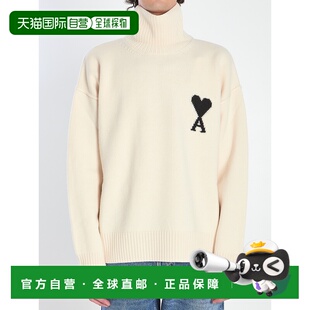 针织衫 UKS839018151 AW2025 香港直邮Ami Ami 男士 白色 Paris