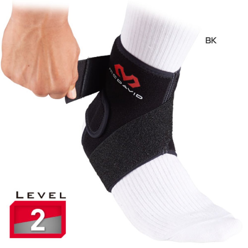 日本直邮McDavid M437R 男士女士右脚绑带护踝护具