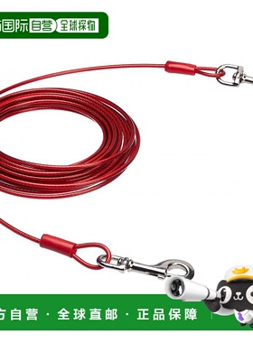 【日本直邮】亚马逊倍思 狗用系扣线 红色 耐荷重 57kg/9m 户外