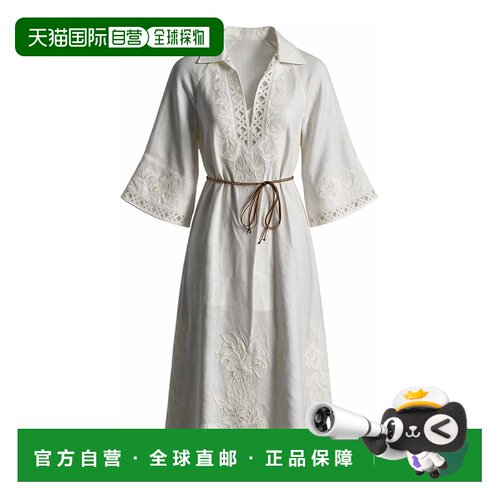 香港直邮ZIMMERMANN 女士连衣裙 7834DSS262IVO AW2026 乳白色