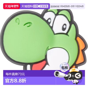 日本直邮Crocs 级马里奥耀西洞洞鞋装饰小挂件 [10007482]