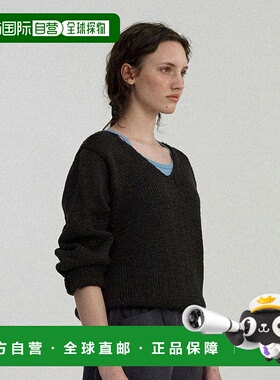 韩国直邮NOTHING WRITTEN正品女装毛衣302908208Sia v-neck pullo