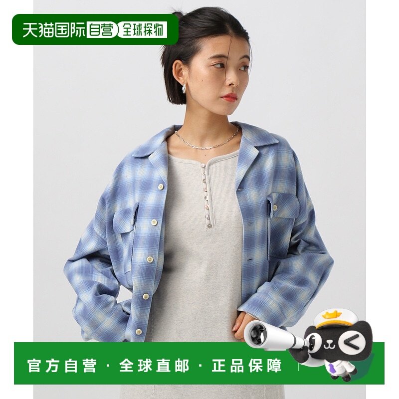 1h可退 日本直邮PENDLETON 女装 加大胸袋 彩色格纹短款宽松衬衫,女装/女士精品,衬衫,淘宝优惠券,粉丝福利购,淘宝优惠卷