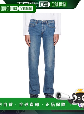 1h可退 香港直邮A.P.C. 男士 蓝色 New Standard 牛仔裤 COZZKM09