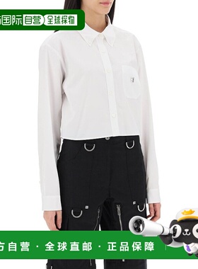 香港直邮GIVENCHY 女士衬衫 BW617Y14M6100 CO 白色女装