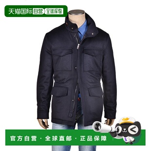 自营 Kired By Kiton Kili羊绒大衣-蓝色 美国奥莱直发羊毛外套