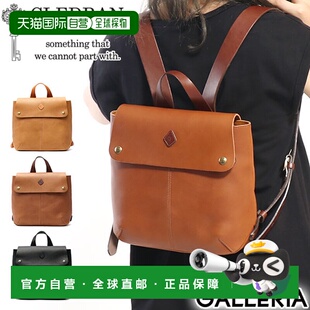日本直邮 CLEDRAN 帆布背包 MARCHE 女式时尚皮革真皮 A5 CL-2815