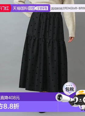 1h可退 日本直邮DRESSTERIOR 女装 弹性腰身 立体圆点印花 轻盈A