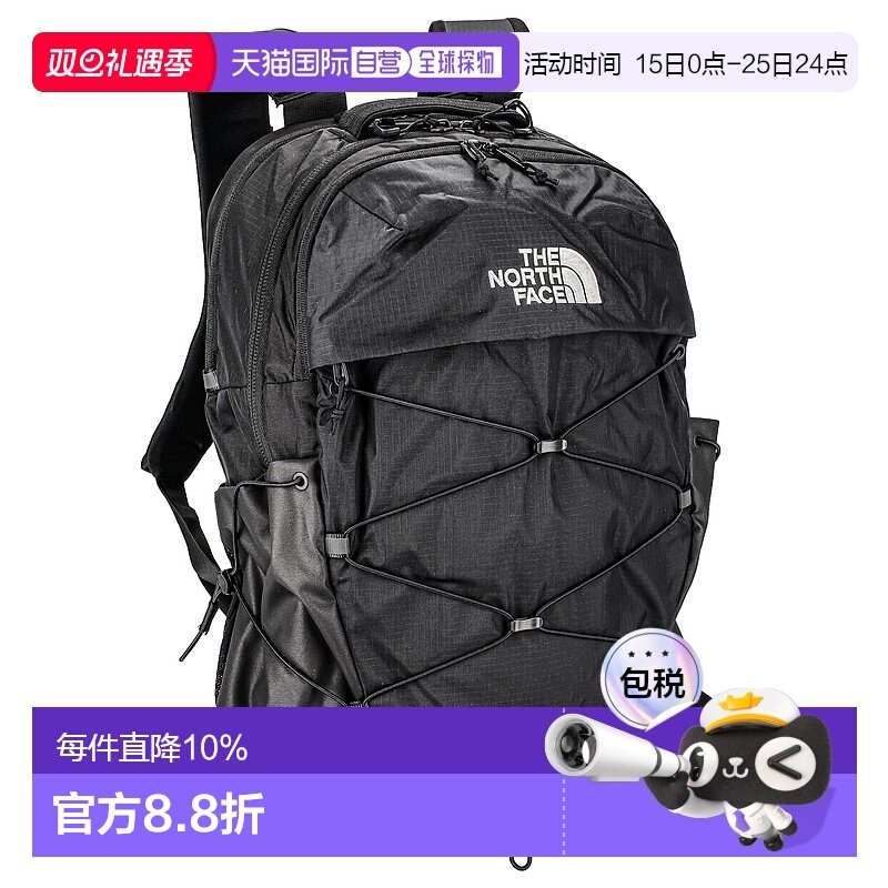 日本直邮THE NORTH FACE北面美国乐斯菲斯户外背包黑色男士经典大