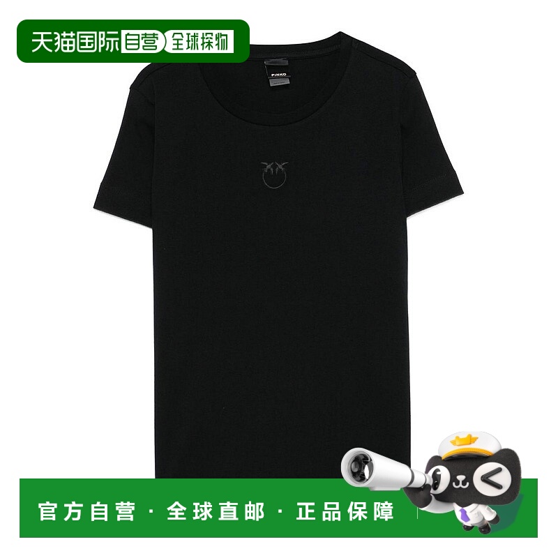 香港直邮PINKO 女士T恤 100355A2RDZ99 AW2025 黑色 T-shirt basi