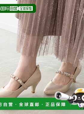 日本直邮RANDA 7WAY平底鞋 单鞋高跟鞋 黑色RA041BW05334浅口鞋