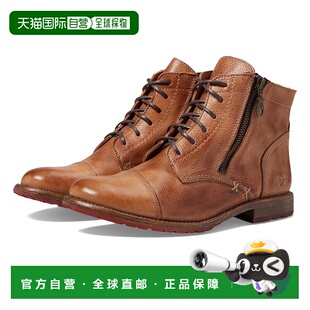 Stu Bonnie 1h可退 靴 Bed 女士时装 真皮系带短靴 美国直邮