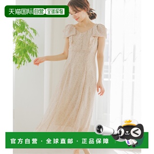 饰V领Empire裙 woman女士小花纹肩带装 328 日本直邮mysty 1h可退