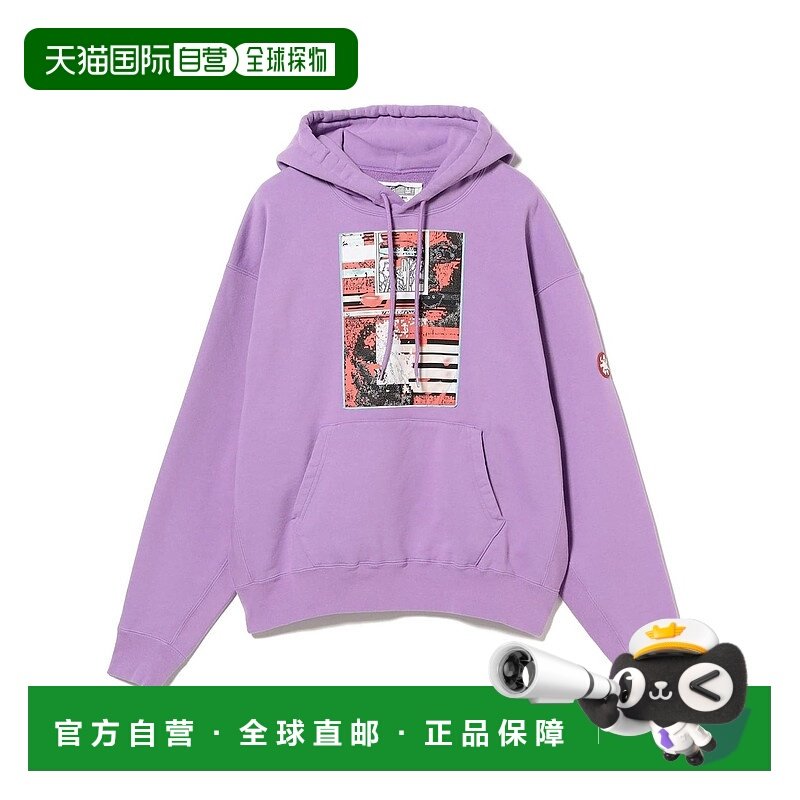 1h可退 日本直邮C.E 男装 宽松版型连帽衫 后幅反光印花设计 7513