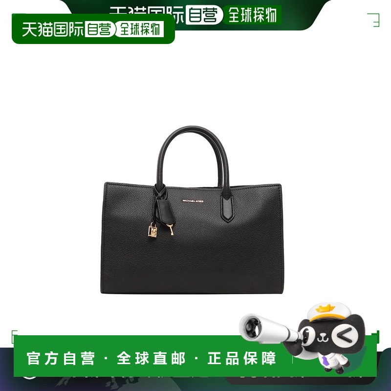 1h可退 香港直邮MICHAEL KORS 女士手提包 30F4GETS2L001BLACK AW