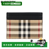Vintage Check Holder 日本直邮Burberry Women Card Beige Che
